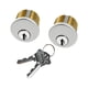 thumbnail image 3 of Cilindro de embutir AiSecure de latón con 2 llaves SC Keyway, paquete de 2, 3 of 7