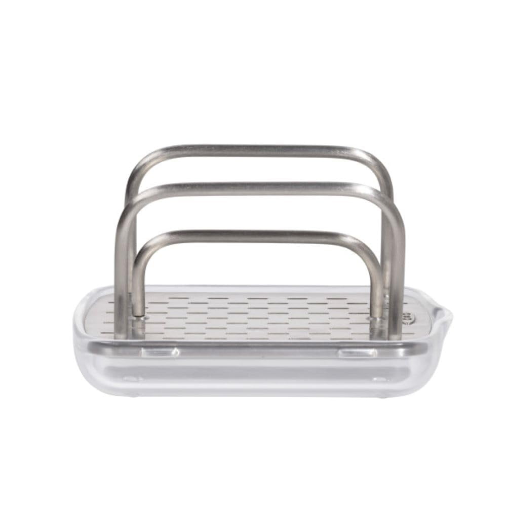 Soporte De Esponja Oxo Good Grips De Acero Inoxidable Negro