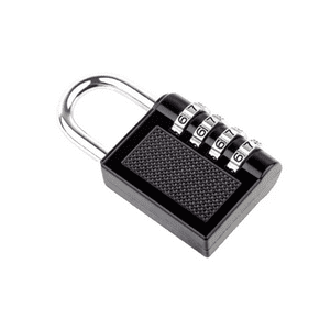Crusec - Candado De Combinación De 4 Dígitos Antirrobo Cerradura
