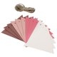 thumbnail image 3 of Banderín De 12 Uds., Banderas Triangulares, Banderines DIY Para Fiesta Interior, Aniversario, Rosa, 3 of 5