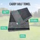 thumbnail image 2 of Toalla E9 GOLF 56 cm x 112 cm Rayas negras y blancas, 2 of 9