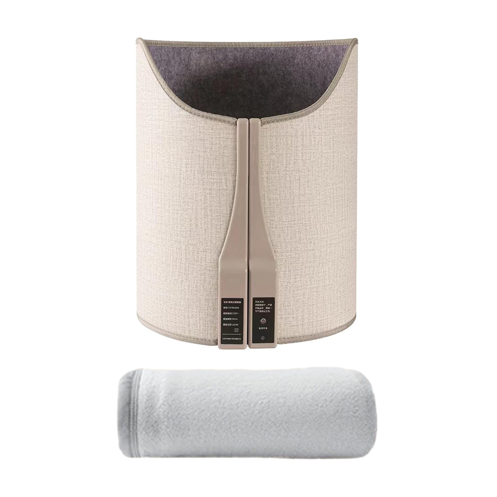 Bothyi - Calentador De Espacio Debajo Del Calentador De Escritorio Calentador De Pies Eléctrico Con Calentador De Panel Con Temporizador