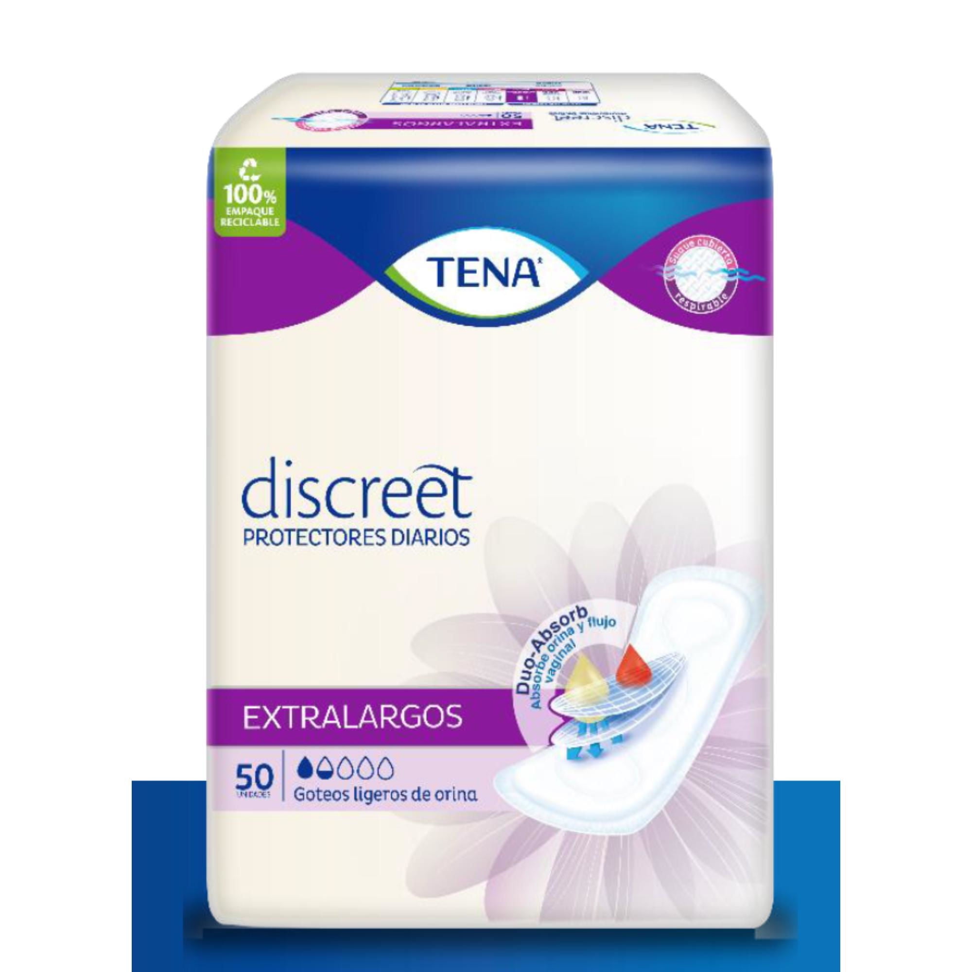 Protector Incontinencia Discreet Extra Largo 50 Un Tena