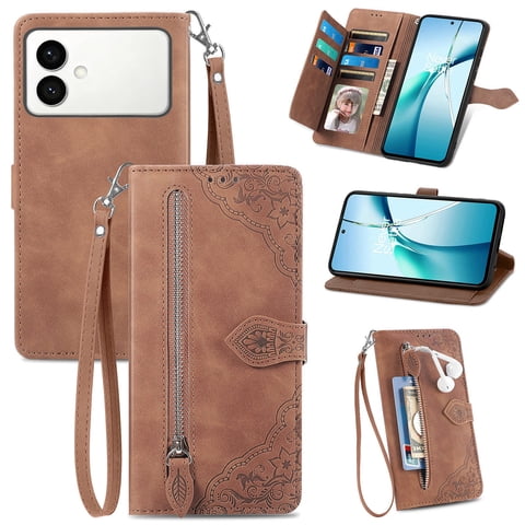 Funda Foxdock Cartera Piel Samsung Galaxy S26 Edge – Antirrobo Rfid, Antigolpes – Marrón