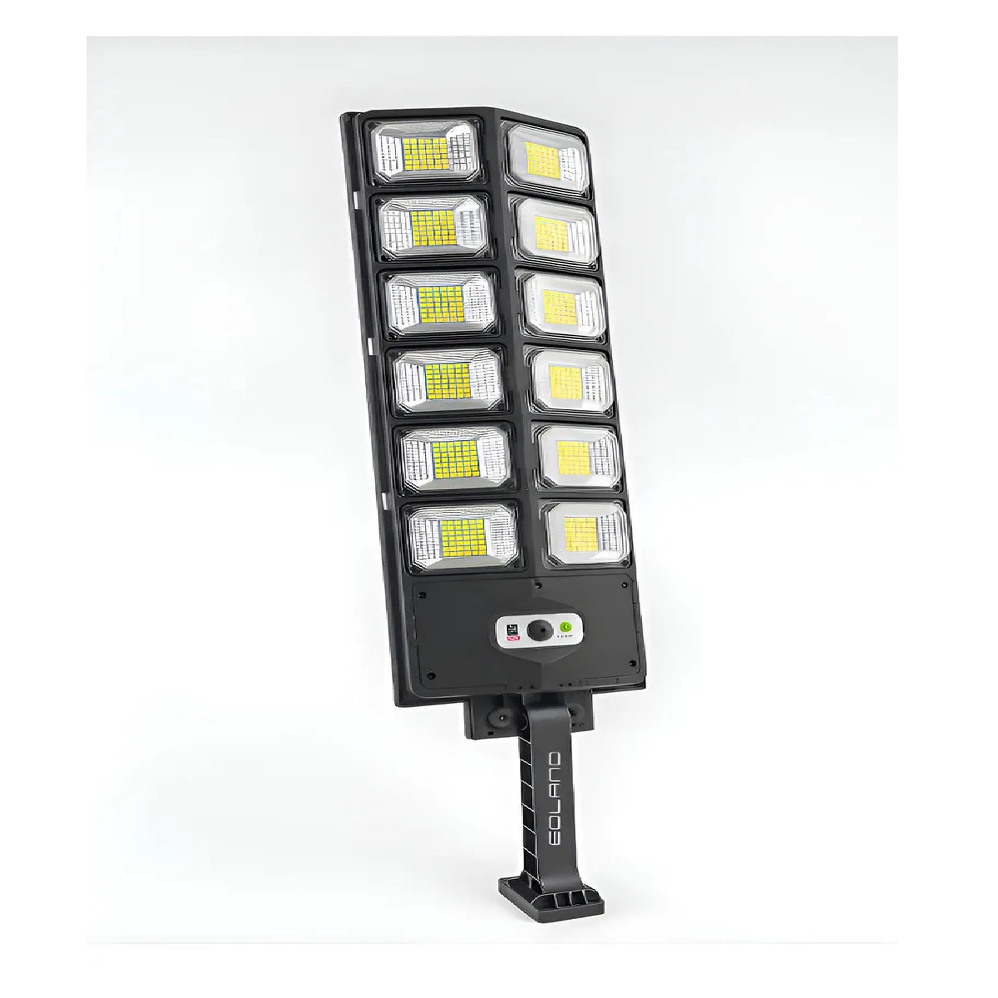 Eoland - Pack X5 Foco Led Exterior Foco Sensor Movimiento 400w Negro Blanco Frío