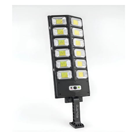 Eoland - Pack X5 Foco Led Exterior Foco Sensor Movimiento 400W Negro Blanco Frío