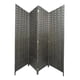thumbnail image 1 of Biombo De Madera Resistente 4 Paneles Ladrillo 180cmx180cm vino, 1 of 3