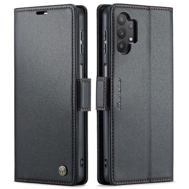 CaseMe tipo cartera Samsung Galaxy M32 5G con cierre magnético, RFID, tarjetero, soporte, carga inalámbrica