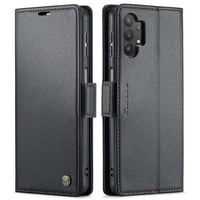 Caseme Tipo Cartera Samsung Galaxy M32 5G Con Cierre Magnético, Rfid, Tarjetero, Soporte, Carga Inalámbrica
