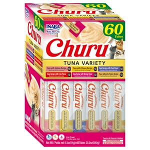 Churu Snack Gato Mix Sabor Atun, 60 Tubitos