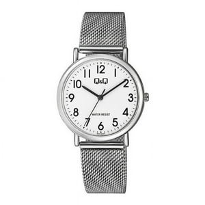 Reloj Analogo Plateado Q&Q Q05A-006Py