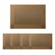 thumbnail image 1 of suxuMhao Manteles Individuales Tejidos Paquete de 4 18"X12" Marrón Lavables Resistentes Al Calor Manteles Individuales para Mesa de Comedor Duraderos Antideslizantes Manteles de Cocina Reutilizables, 1 of 4