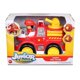 thumbnail image 4 of Camión de bomberos de juguete NKOK Junior Racers con luces y sonidos con figura, 4 of 5