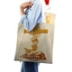 thumbnail image 4 of Cristiano Bolso de tela con estampado de lienzo para mujer, bolsa de compras reutilizable y estética, con cremallera interior, regalo para mujer,40*40cm., 4 of 6