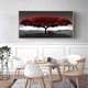 thumbnail image 2 of 1pc Abstract Red Tree Oil Painting, Print On Canvas Art Prints Posters And Prints Landscape Wall Art Pictures Home Wall Decoration, No Frame, 2 of 3