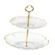 thumbnail image 5 of Soporte Para Tartas De 2 Niveles, Bandeja Para Galletas Y Platos Para Dulces, Para Fiesta De Celebración De Bodas, Transparente, 5 of 5