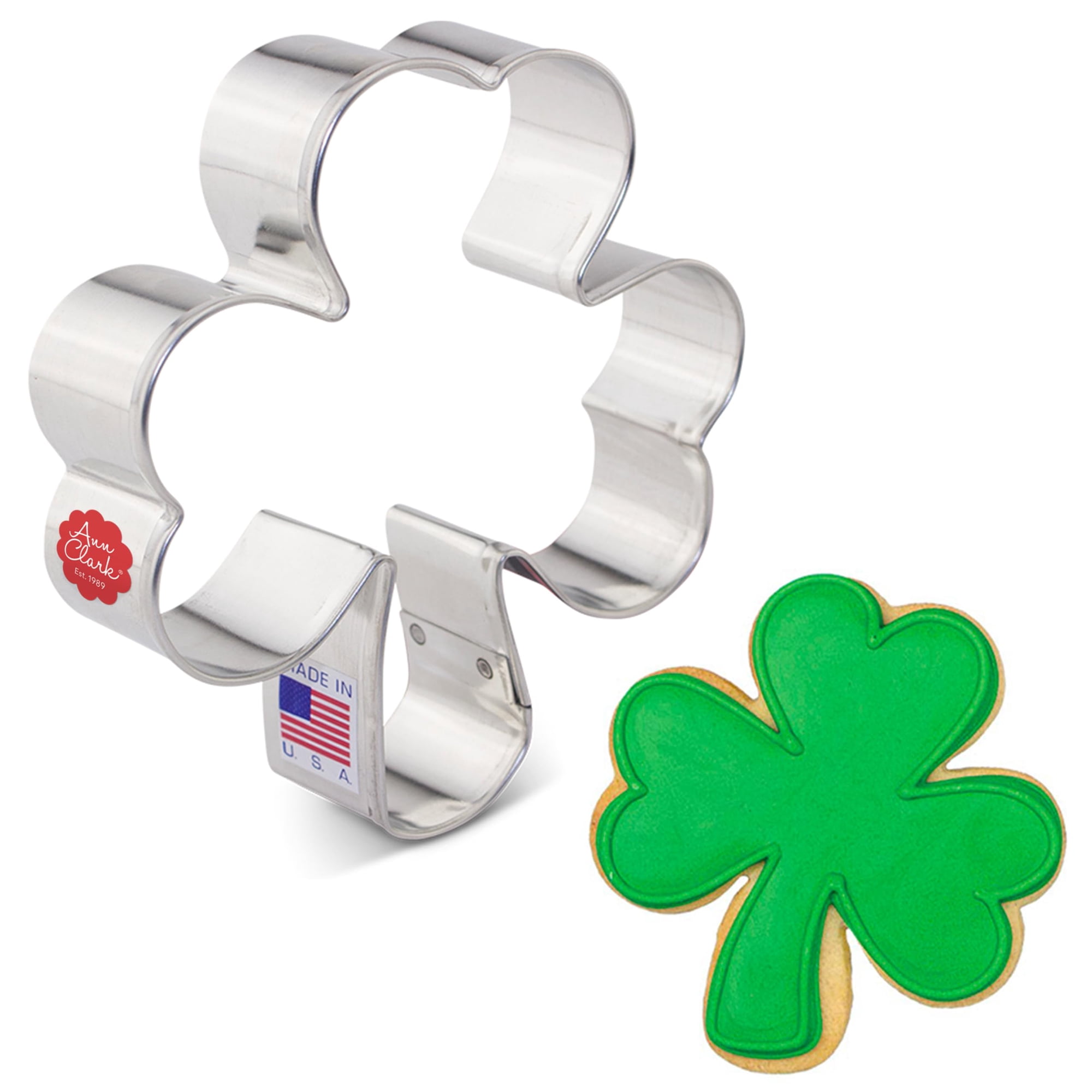 Cortadora De Galletas Ann Clark Trébol Irlandés Del Día De San Patricio