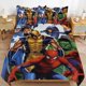 thumbnail image 2 of Spidey and His Amazing Friends Blue 3 Piece Sets Full/Queen Size - Reversible Microfiber Quilts with 2 Shams Soft Lightweight Bedspread Coverlet Comforter for All Season Bed Sheets, 2 of 5