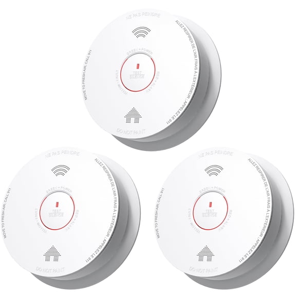 Detector de humo y monóxido de carbono SITERWELL - Pack de 1