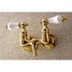 thumbnail image 3 of Grifo Kingston Brass Aqua Vintage de montaje en pared para tina, latón pulido, 3 of 4
