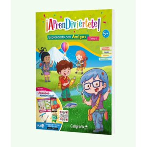 Caligrafix - Libro Aprendiviértete Explorando Con Amigos Tomo 1