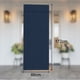 thumbnail image 4 of Cortinas de lino opacas para puertas francesas, para ventanas de vidrio, con bloqueo de luz, privacidad, cortinas ligeras para puertas y ventanas de entrada., 4 of 5