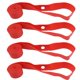thumbnail image 1 of Juego de 4 tiras para llantas de bicicleta Kasteco, 26 x 20 mm, PVC, color rojo, 1 of 7