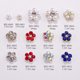 thumbnail image 3 of Xiao Hua Accesorios para Uñas Flor de Diamante de Agua -50 Piezas, 0.3 X 0.3 inch Flor de Perla 3D Accesorios para Uñas, Manualidad DIY para Accesorios de Uñas de Fondo Plano, Estilo 12, 3 of 5