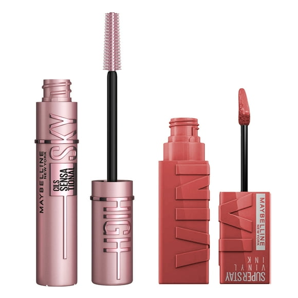 Pack Labial Vinyl + Mascara Pestaña Sky High WTP