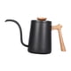 thumbnail image 4 of Cafetera De Goteo 600ml Hervidor De Agua Mango De Madera Pico Estrecho Para Cafetera Negro, 4 of 5