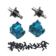 thumbnail image 5 of 4 Piezas RC Car Front Rear Gear Case Para Wltoys 1:14 1:12 RC Car Accessories Blue, 5 of 5
