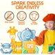 thumbnail image 3 of Jumbo Crayons for Toddlers, 18 Colors, Non-Toxic, Washable, 3 of 3