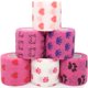 thumbnail image 1 of Venda cohesiva autoadhesiva KEQCQE de 2 pulgadas, rosa, 6 piezas, 1 of 8