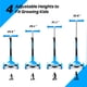 thumbnail image 4 of Patinete ZIFFY JOVA ZIFFY para niños con luces LED y ruedas azules, 4 of 8