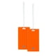 thumbnail image 1 of Par De Identificadores De Equipaje Colores Brillantes Naranj, 1 of 1