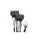 thumbnail image 2 of Adaptador DiLiving SlimSAS 8X a 2 U.2 NVMe con cable de 75 cm, 2 of 6