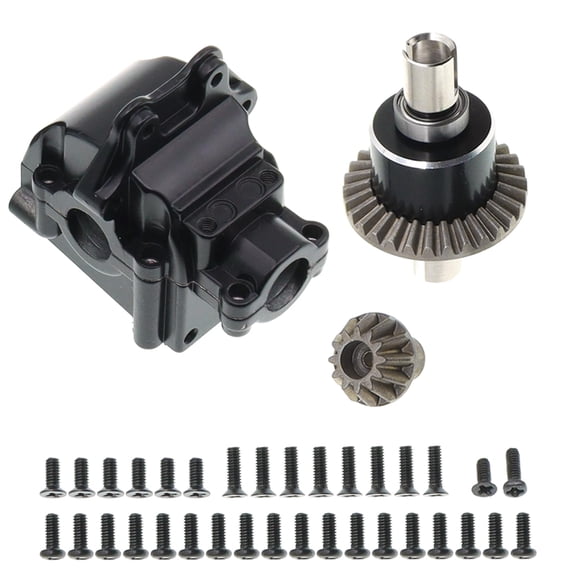 Caja de cambios RC Treehobby WLtoys 144010/124017 negra