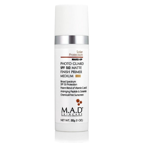 Primer de Maquillaje M.A.D Skincare Photo Guard FPS 50 Tono Medio