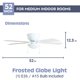 thumbnail image 5 of Ventilador de techo Prominence Home Benton 132 cm con luz LED, color blanco, 5 of 9