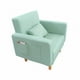 thumbnail image 1 of Poltrona Moderna Minimalista Comodidad y Estilo verde claro, 1 of 5