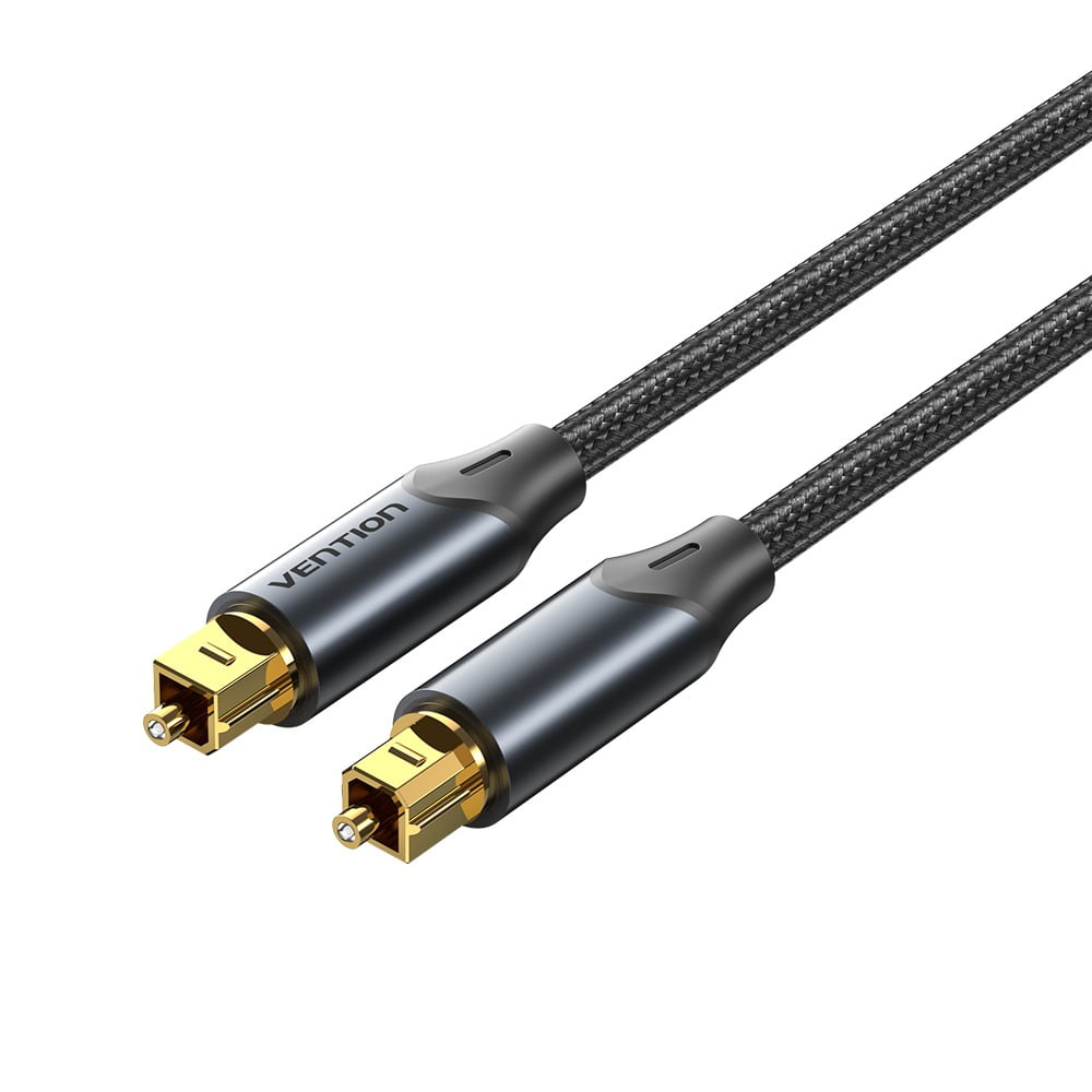Cable De Fibra Optica Toslink S/pdif 24k Gold -2m - Vention