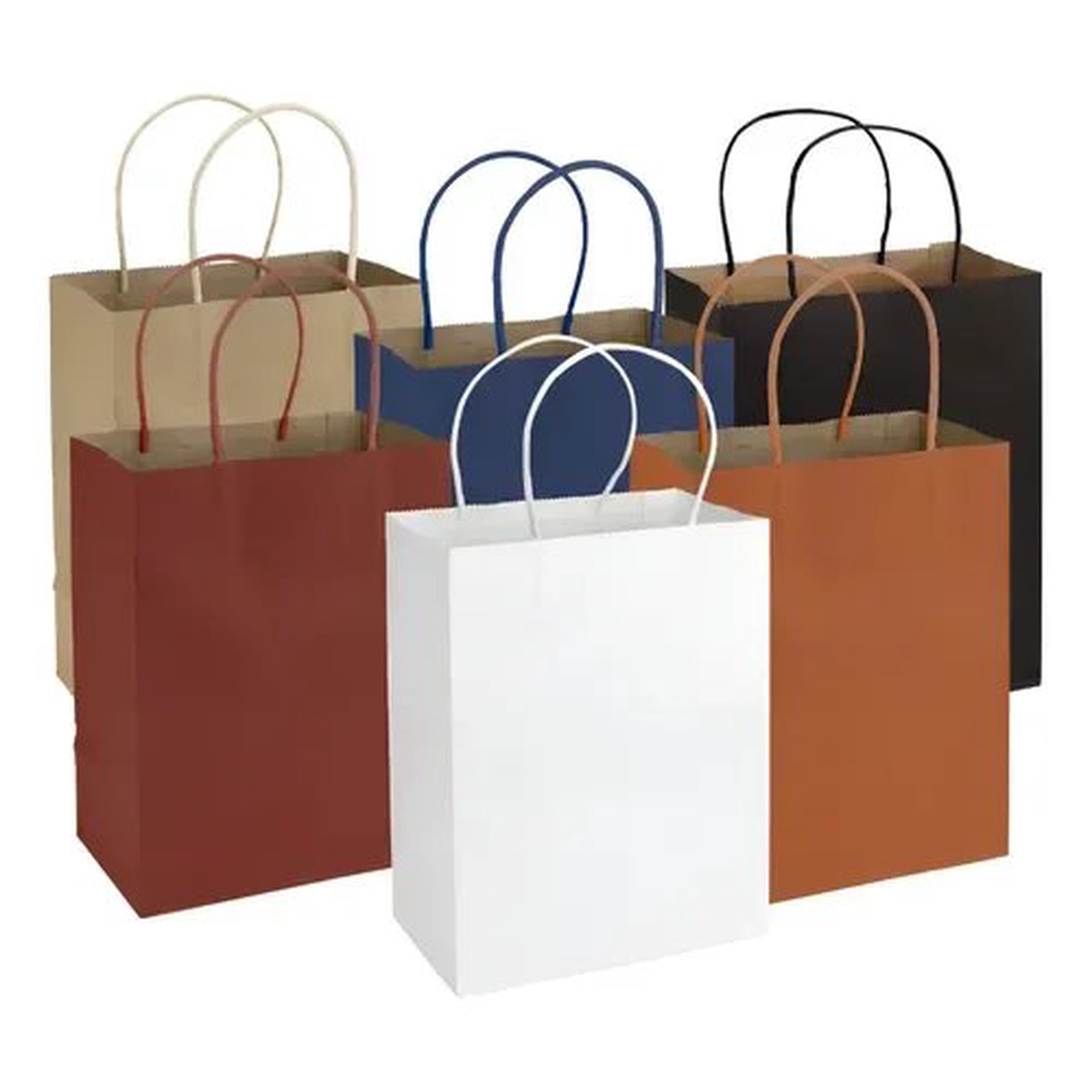 Damelo - Bolsa Papel Kraft 120g/m2 Reciclable 6 Colores
