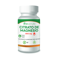 Citrato De Magnesio B Nature 800Mg (90 Cápsulas)