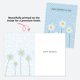 thumbnail image 4 of Tarjeta de Cumpleaños Dotty about Paper 5x7 Floral Azul, 4 of 7