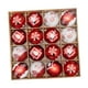 thumbnail image 2 of 16x Bolas De Navidad Adornos Para Aniversario Guirnalda Decoraciones A?o Nuevo Rojo Blanco, 2 of 5