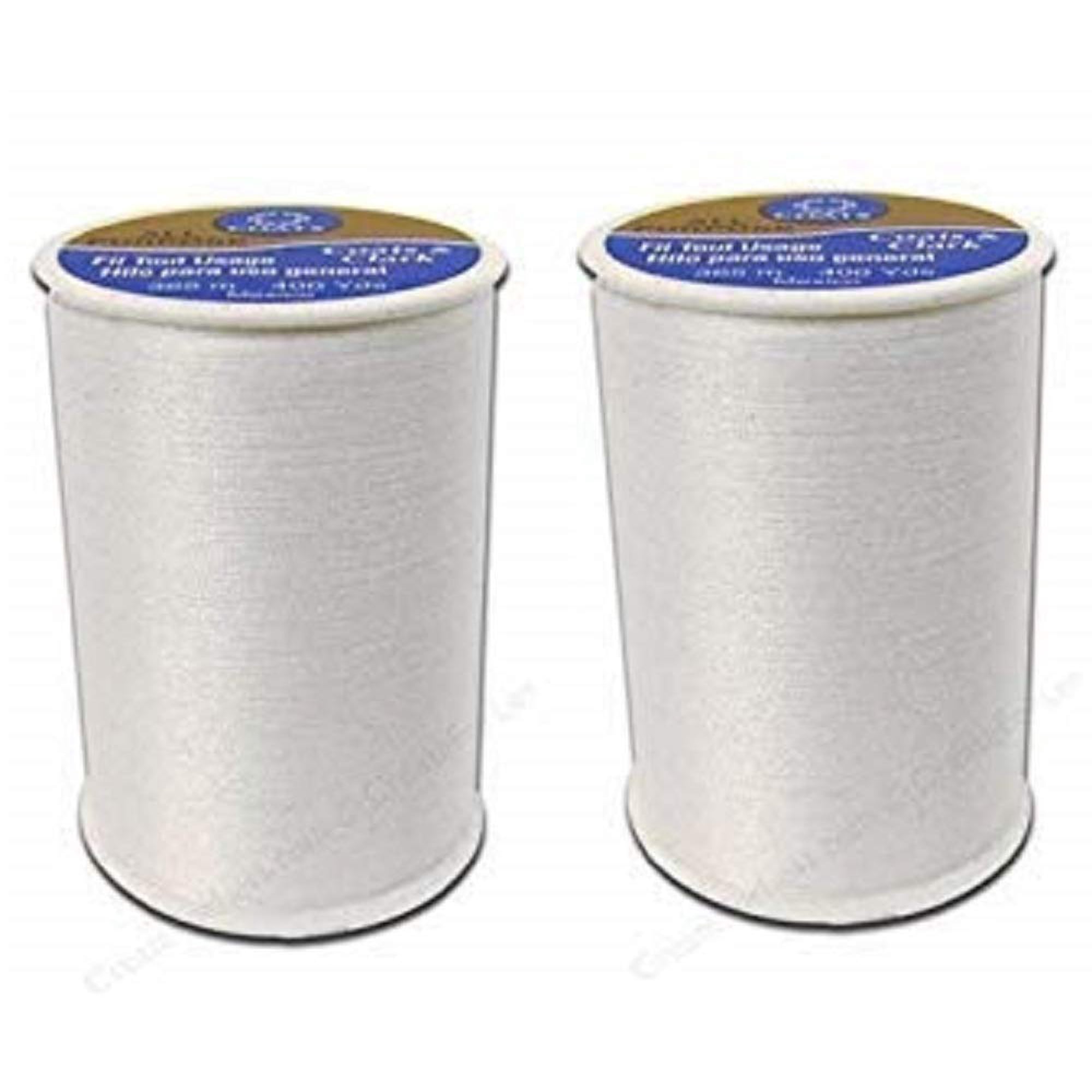 Coats Corrente - Thread Coats & Clark Multiusos, 400 Yardas, Blanco (paquete De 2)
