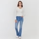 thumbnail image 4 of Sweater Mujer Cuello V Slim Ecru Corona, 4 of 5