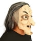thumbnail image 3 of Máscara de bruja de Halloween de látex con cara de anciano aterrador con peluca, 3 of 3