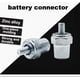 thumbnail image 4 of Postes de carga de terminales laterales de batería de zinc, postes de carga de terminales de batería de borne lateral de cable macho roscado, se adaptan a terminales de cable de batería de 8 mm (+) o, 4 of 7
