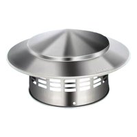 Magideal - Tapa De Lluvia Para Chimenea, Tapa De Ventilación De Techo, Tapa De Tubería, Cubierta De Ventilación A Prueba De Lluvia Para Casa, Fácil Instalación, M